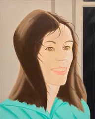 Martha by Alex Katz, 1981, oil on linen, sold May 2024