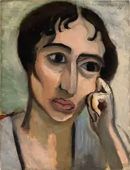 Henri Matisse, Portrait de femme, 1917, oil on panel