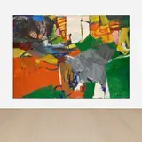 Grace Hartigan, Montauk Highway, 1957, oil on canvas