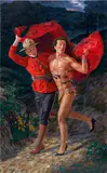 Kent Monkman, The Storm, 2020, acrylic on canvas