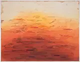 Emmi Whitehorse, Canyon Lake I, oil pastel on paper mounted to canvas