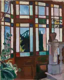 Raoul Dufy, La fenêtre aux vitres de couleurs, 1907, oil on canvas