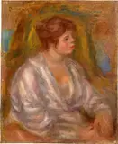 Pierre-Auguste Renoir, Jeune femme assise, 1912–1914, oil on canvas