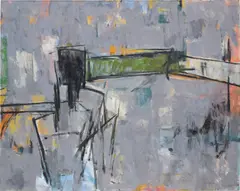 Figure in Space by Judith Rothschild, 1958–1960, oil on canvas, sold May 2024