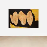 Robert Motherwell, Hollow Men Series, 1989, acrylic and charcoal on canvas