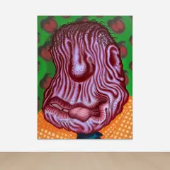 Peter Saul, Prune Head, 2001, acrylic on canvas