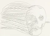 Andy Warhol, Skull, 1978, graphite on paper