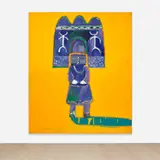 Fritz Scholder, Super Kachina, 1976, acrylic on canvas