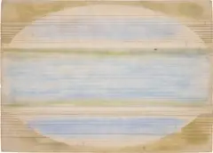 Ed Clark, Ife, pastel and graphite on paper