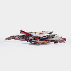 John Chamberlain, Tonk #8, 1986, painted soldered metal