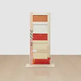 Robert Rauschenberg, Access, 1996, fabric and paper on painted wood door with brass and glass doorknobs, double-sided