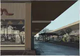 Richard Estes, Passages (Shopping Center), 1981, oil on canvasboard