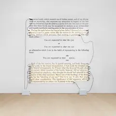 Joseph Kosuth, 'Word, Sentence, Paragraph (Z. & N.) #16', 1987, mounted photograph, neon and transformers