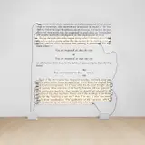Joseph Kosuth, 'Word, Sentence, Paragraph (Z. & N.) #16'