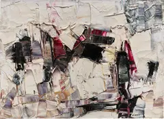 Cold Climate by Jean Paul Riopelle, 1960, oil on canvas, sold May 2024