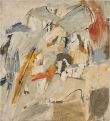 Michael Goldberg, Untitled, 1953, oil on canvas