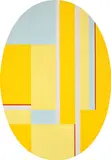 Ilya Bolotowsky, Ellipse with Yellows, 1977, acrylic on canvas