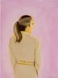 Alex Katz, Jessica (Study for New Pink), 2004, oil on board