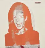 Karen Lerner by Andy Warhol, 1972, silkscreen ink on linen, sold May 2024