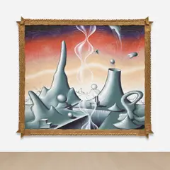 Kenny Scharf, BEYOND, 1999, oil on canvas, in artist's frame