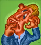 Peter Saul, He Forgot Something