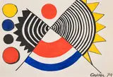 Alexander Calder, Rose des sables, 1974, gouache and ink on paper