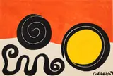 Alexander Calder, Untitled, 1969, gouache and ink on paper