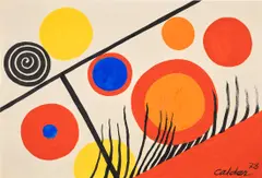 Alexander Calder, Grass, 1973, gouache and ink on paper