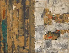Nuvolo, Primavera Inoltrata, 1955, mixed media on canvas