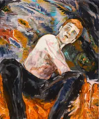 Hernan Bas, Things Fly About, 2006, oil and mixed media on panel