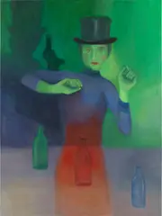 Jill Mulleady, A thousand natural shocks, 2017, oil on canvas