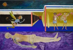 Julien Nguyen, Point Break, 2016, oil on panel