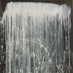 Pat Steir, Small Waterfall, 2014, oil on canvas