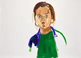 Henry Taylor, Portrait of Cassi Amanda Gibson (no relation to Bob,)