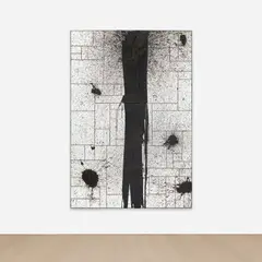 Rashid Johnson, Support System, 2012, mirrored tile, black soap and wax