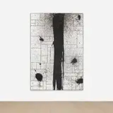 Rashid Johnson, Support System, 2012, mirrored tile, black soap and wax