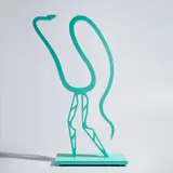 Alejandro Cardenas, Sea Krait Gerwalk Mode, 2021, lacquered aluminum