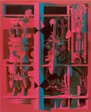 Tom Waring, Duell, 2021, oil on linen