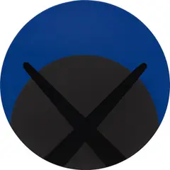 BLACK SPOT, 10-21 by Kaws, 2010–2011, acrylic on canvas, sold May 2024