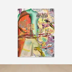 Lauren Quin, Hook for Helianthus, 2019, oil on canvas