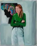 Karyn Lyons, The Summer Intern, 2021, oil on vellum