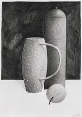 Nicolas Party, Still Life, 2010, pencil on paper