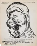 Raymond Pettibon, No Title (Never letting us...)