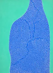 Julia Chiang, Shimmy In And Slide, 2020, acrylic on panel