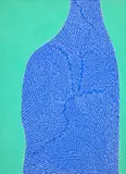Julia Chiang, Shimmy In And Slide, 2020, acrylic on panel