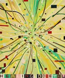Jules de Balincourt, Healing to Die You, 2009, oil and acrylic on panel