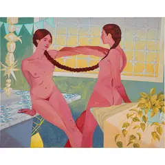 Nadia Waheed, Gender Reveal, 2018, acrylic on canvas
