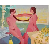 Nadia Waheed, Gender Reveal, 2018, acrylic on canvas