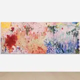 Daisy Parris, I'd Rather Get No Sleep Next To You Than Sleep Alone, 2022, oil and acrylic on canvas, in 3 parts