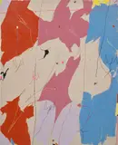 Maysha Mohamedi, Sex in Zion National Park in 2021, 2020, oil and colored pencil on linen